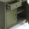 Imperial Green Console Cabinet