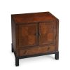 Courtland Cherry & Burl Accent Cabinet