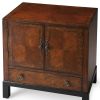 Courtland Cherry & Burl Accent Cabinet