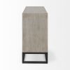 Contemporary Light Wash Diamond Accent Cabinet