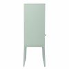 Pale Green Crosshatch Accent Storage Cabinet