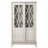 28" White Standard Accent Cabinet With Eight Shelves