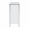 Glamorous Mirrored Bling Three Door Accent Cabinet