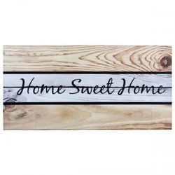 Wooden Home Sweet Home Wall Art (pack of 3)