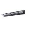 Modern 6-Light Black LED Vanity Mirror Light Fixture For Bathrooms And Makeup Tables