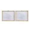 Set of 2 Large Rectangular Diptych Wall Art, Wall Decor for Living Room Bedroom Office Hallway