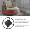 39"W Oversized Swivel Chair with moon storage ottoman for Living Room, Modern Accent Round Loveseat Circle Swivel Barrel Chairs for Bedroom Cuddle Sof