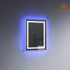 Eleshine  LED Bathroom Mirror 24x30 with Backlit and front lit ,Anti-Fog LED Vanity Mirror, Dimmable, Memory,Horizontal/Vertical