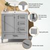 30" Bathroom Vanity , Modern Bathroom Cabinet with Sink Combo Set, Bathroom Storage Cabinet with a Soft Closing Door and 3 Drawers, Solid Wood Frame(G