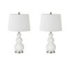 Curved Glass Table Lamp, Set of 2