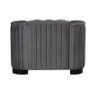 41.5" Velvet Upholstered Accent Sofa; Modern Single Sofa Chair with Thick Removable Seat Cushion; Modern Single Couch for Living Room; Bedroom; or Sma