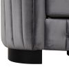 41.5" Velvet Upholstered Accent Sofa; Modern Single Sofa Chair with Thick Removable Seat Cushion; Modern Single Couch for Living Room; Bedroom; or Sma